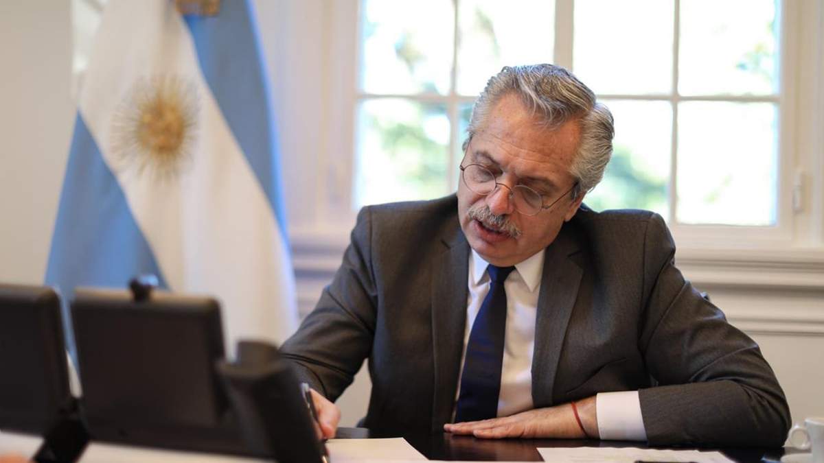 Presidente Alberto Fernández. Fuente: (Twitter)