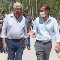 Petroleros: Guillermo Pereyra recibió a Omar Gutiérrez en la ciudad de Centenario