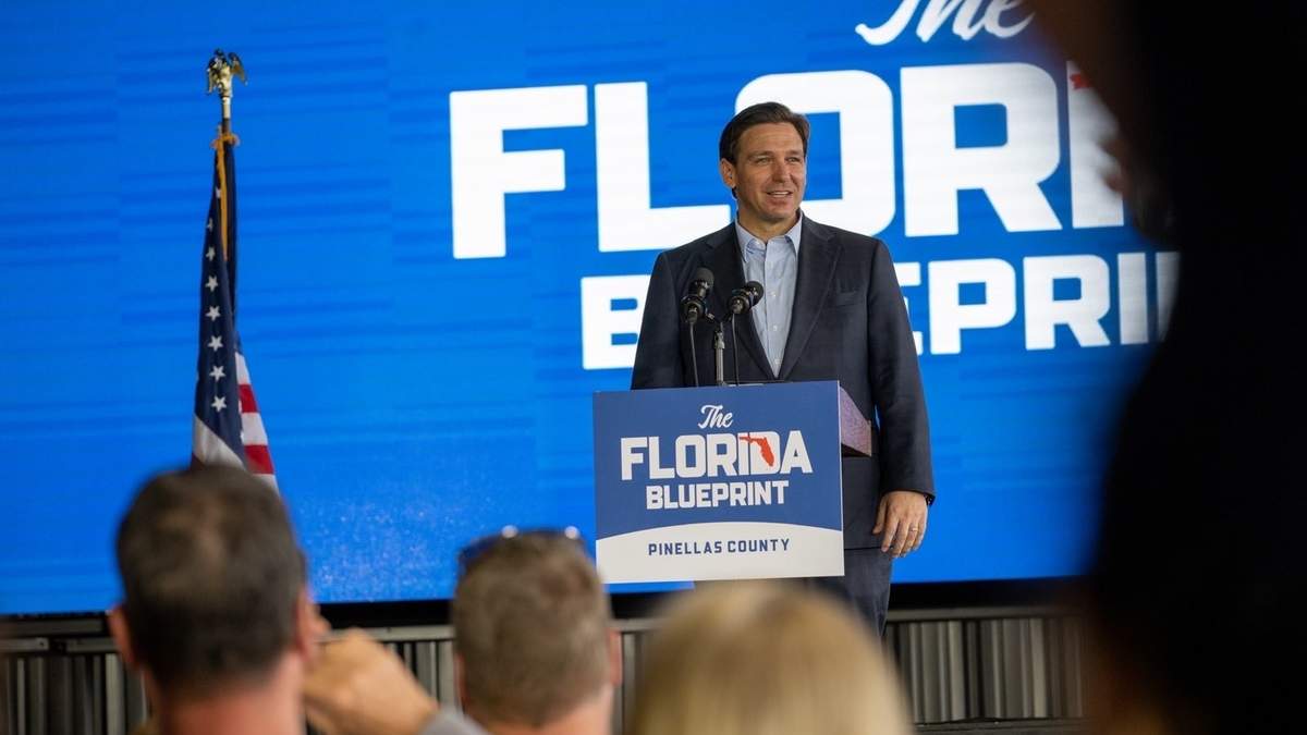 Ron DeSantis, gobernador de Florida, quien busca ser candidato a la presidencia de EU