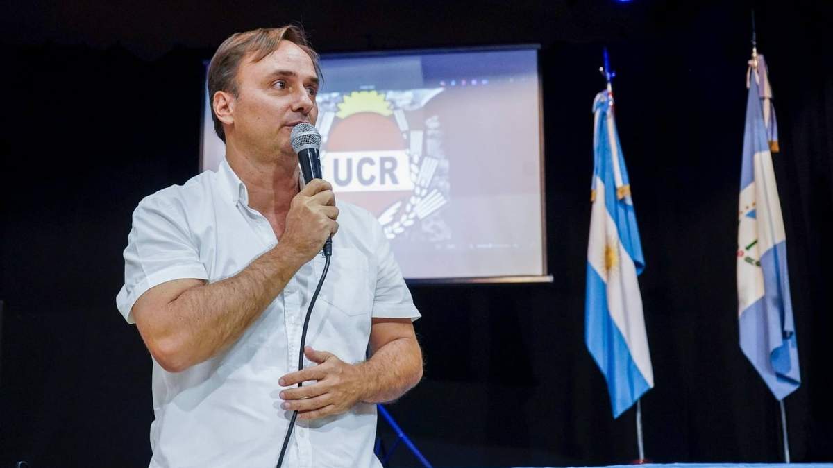 Juán Peláez, referente de la UCR en Neuquén. Fuente: (Facebook)