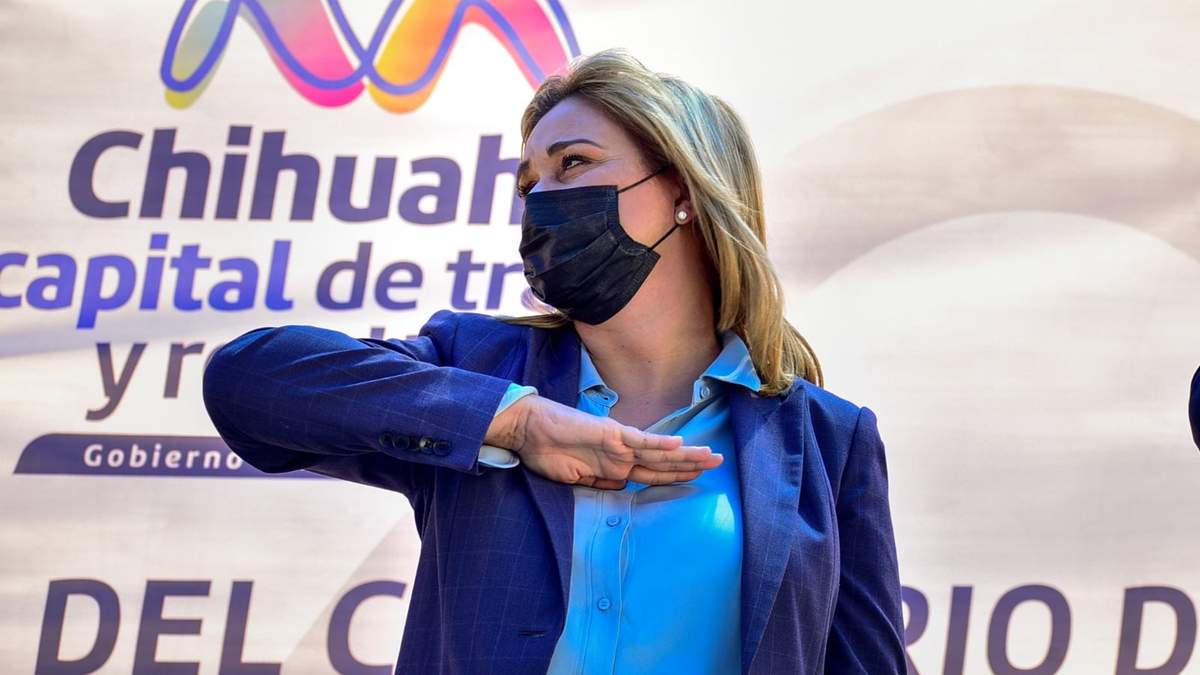 La gobernadora de Chihuahua, María Eugenia Campos Galván