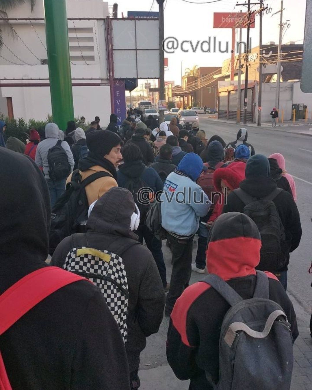 Parada de camión en Apodaca. Foto Colectivo Voz de los Usuarios