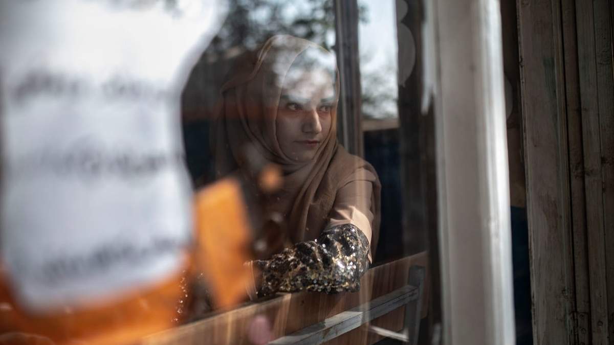 Imagen de archivo de una profesora que hasta el 5 de octubre aún permanecía en Kabul