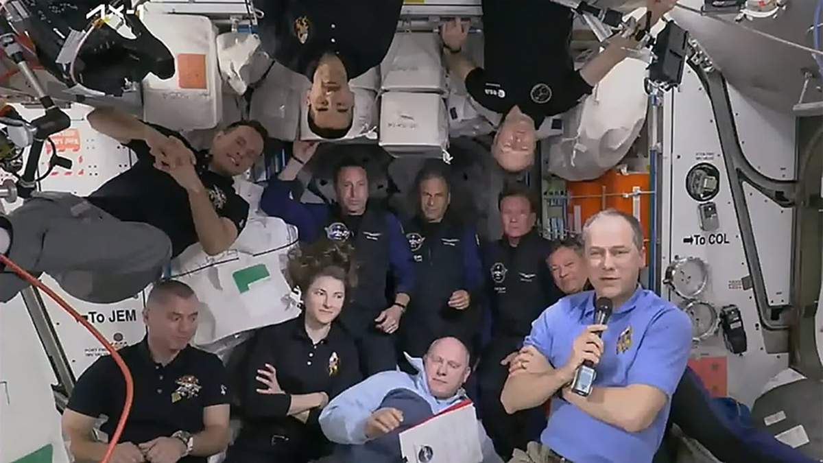 Astronautas de Axiom junto a la Expedición 67 en la ISS - NASA