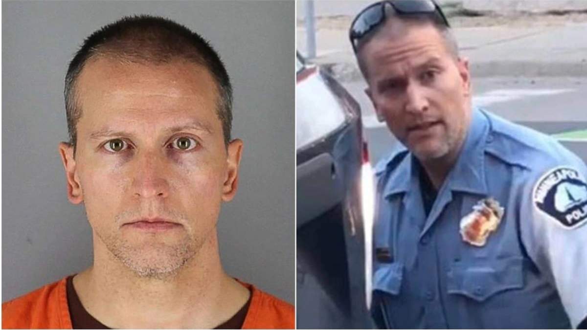 El policía Derek Chauvin, acusado de la muerte de George Floyd.