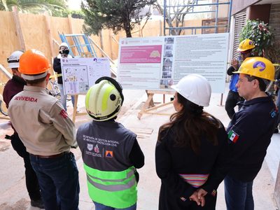 Brugada destinará 18 millones de pesos en rehabilitar edficicio afectado por explosión de gas