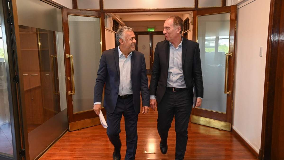 Alfredo Cornejo y Diego Santilli