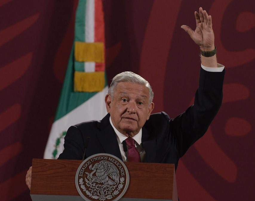 El presidente Andrés Manuel López Obrador en la mañanera