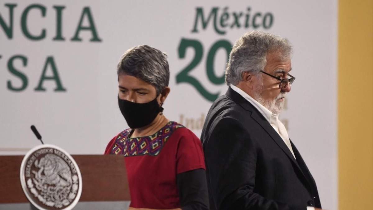 Karla Quintana y Alejandro Encinas. Presiones