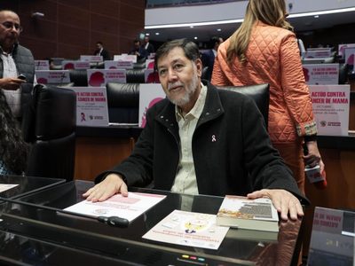 “Están intrigando”: Noroña niega que viole la ley con su viaje a Palestina