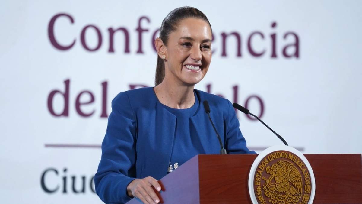 La presidenta Claudia Sheinbaum