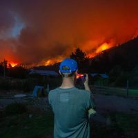 Confirman más de 3000 evacuados en Chubut por los incendios forestales y piden precaución en la ruta 40