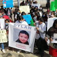 Marchan en San Cristóbal de las Casas por desaparición de niño de dos años