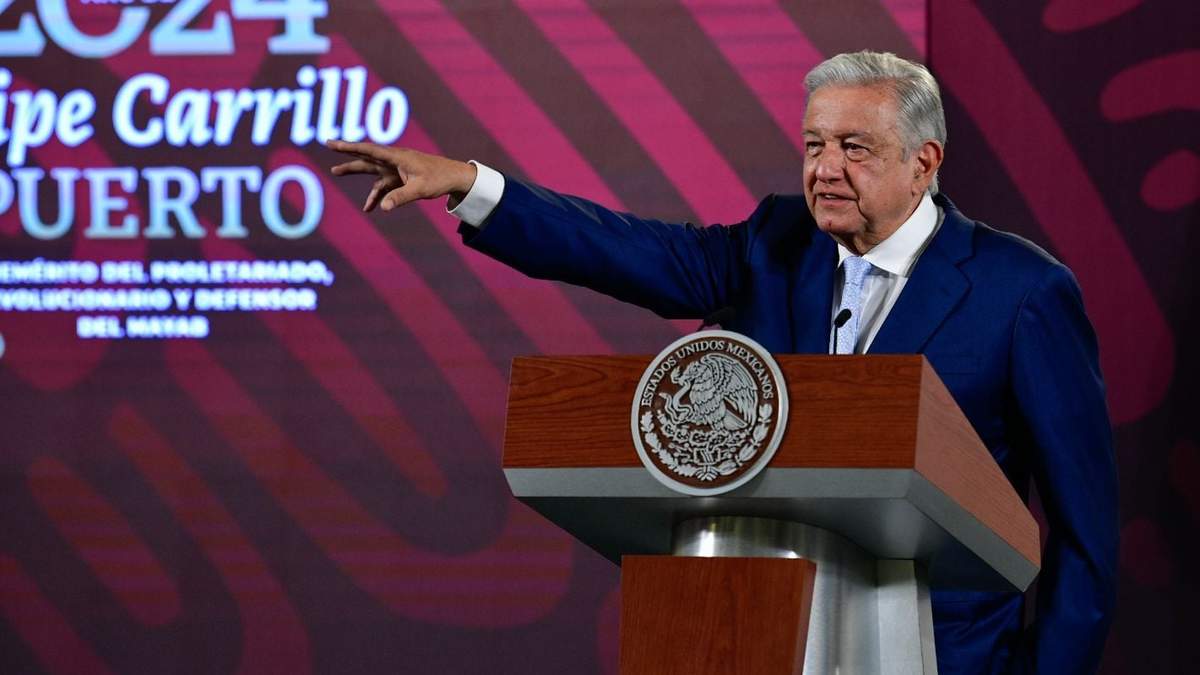 López Obrador en su conferencia del martes
