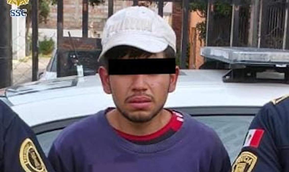 El joven detenido
