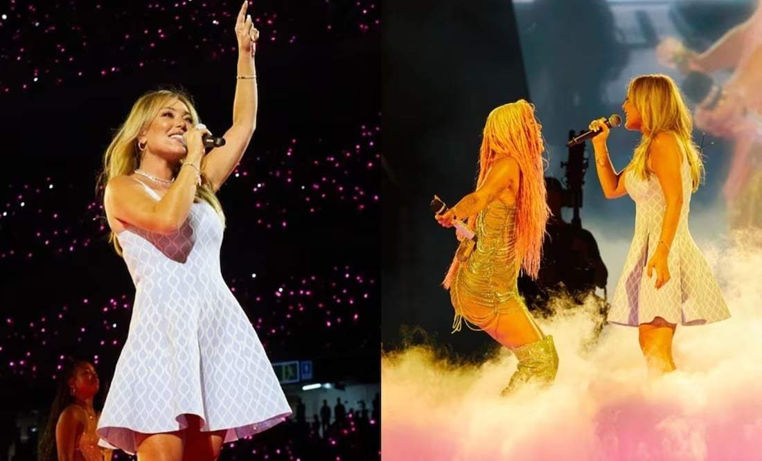 Amaia Montero, exvocalista de la Oreja de Van Gogh, canta “Rosas” junto a Karol G