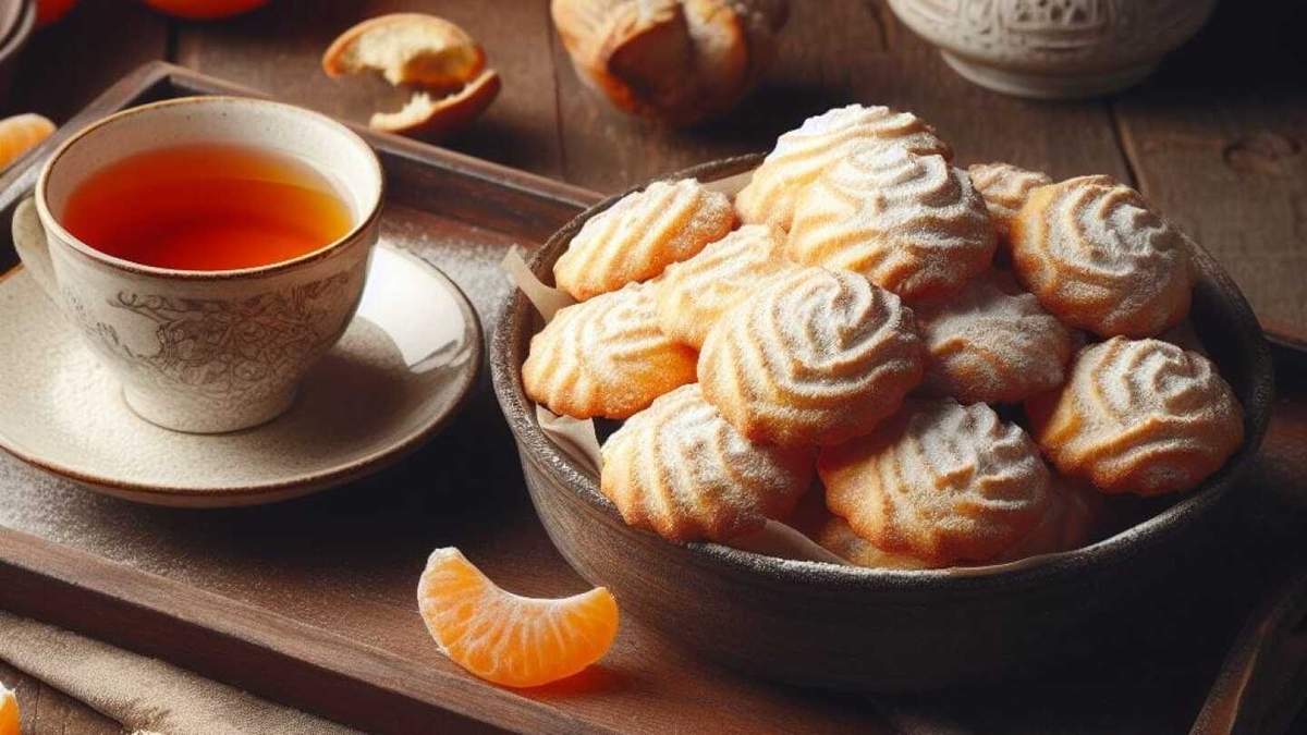 Galletas de mandarina. Fuente: (X)