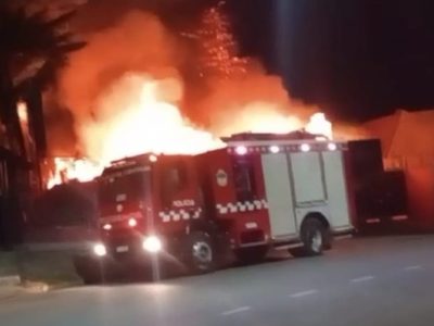 Se incendió una conocida parrilla de Neuquén: pérdidas totales