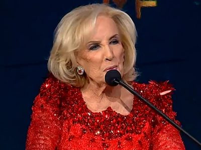 La emoción de Mirtha Legrand en los Martín Fierro