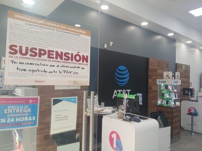 Profeco suspende sucursales de AT&T para evitar prácticas abusivas