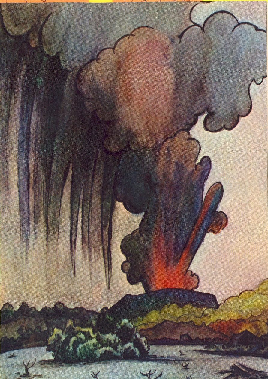 erupcion del Paricutin