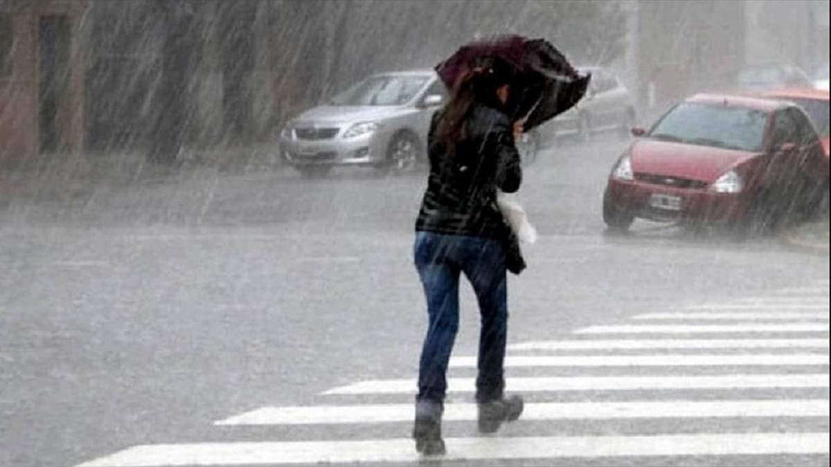 El alerta anticipa precipitaciones moderadas, con valores acumulados de entre 15 y 25 mm. Fuente: (Noticias de los Andes)