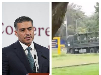Esto dijo Harfuch sobre camión del Ejército que entró a Ciudad Universitaria de la UNAM