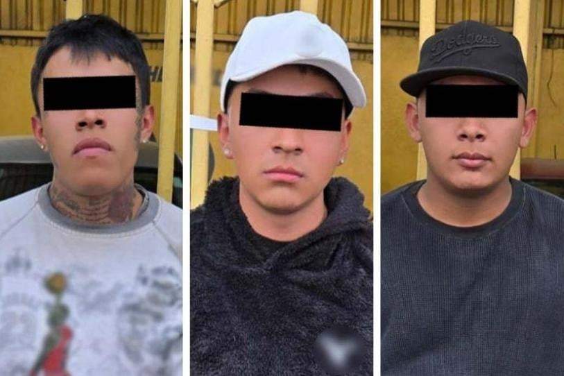 Policías detienen a cuatro hombres acusados de despojo en Tláhuac