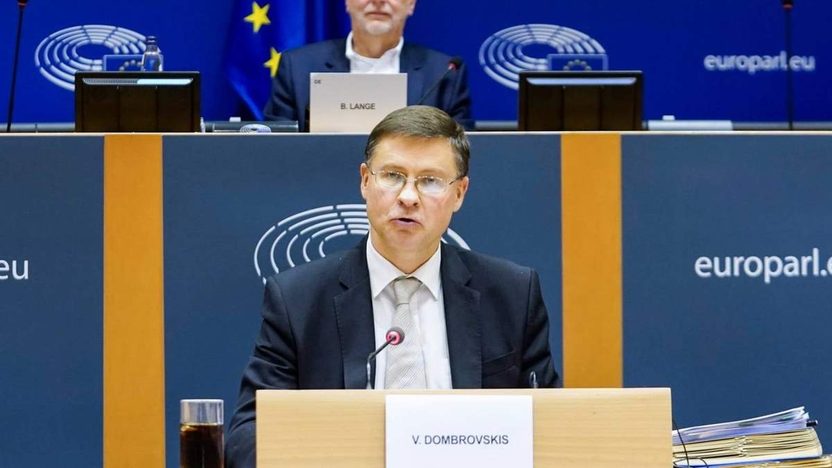 Valdis Dombrovskis, vicepresidente económico de la Comisión Europea
