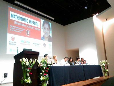 Piden a México armonizar las leyes para impedir el matrimonio infantil