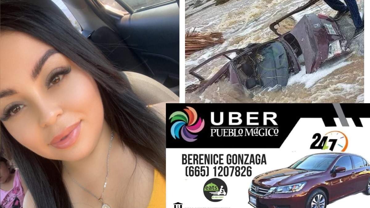Bertha Berenice, arrastrada por un arroyo