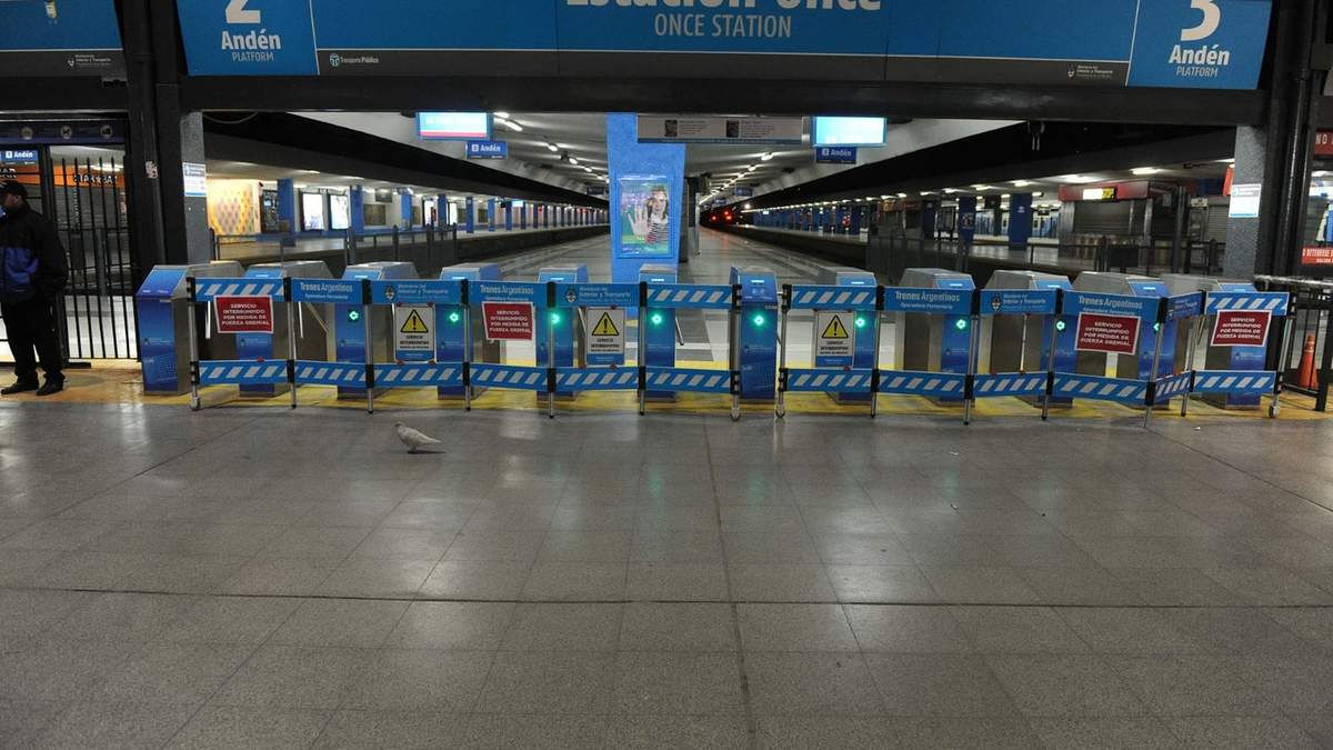 Estación Once, línea de trenes Sarmiento. Fuente: (Twitter)