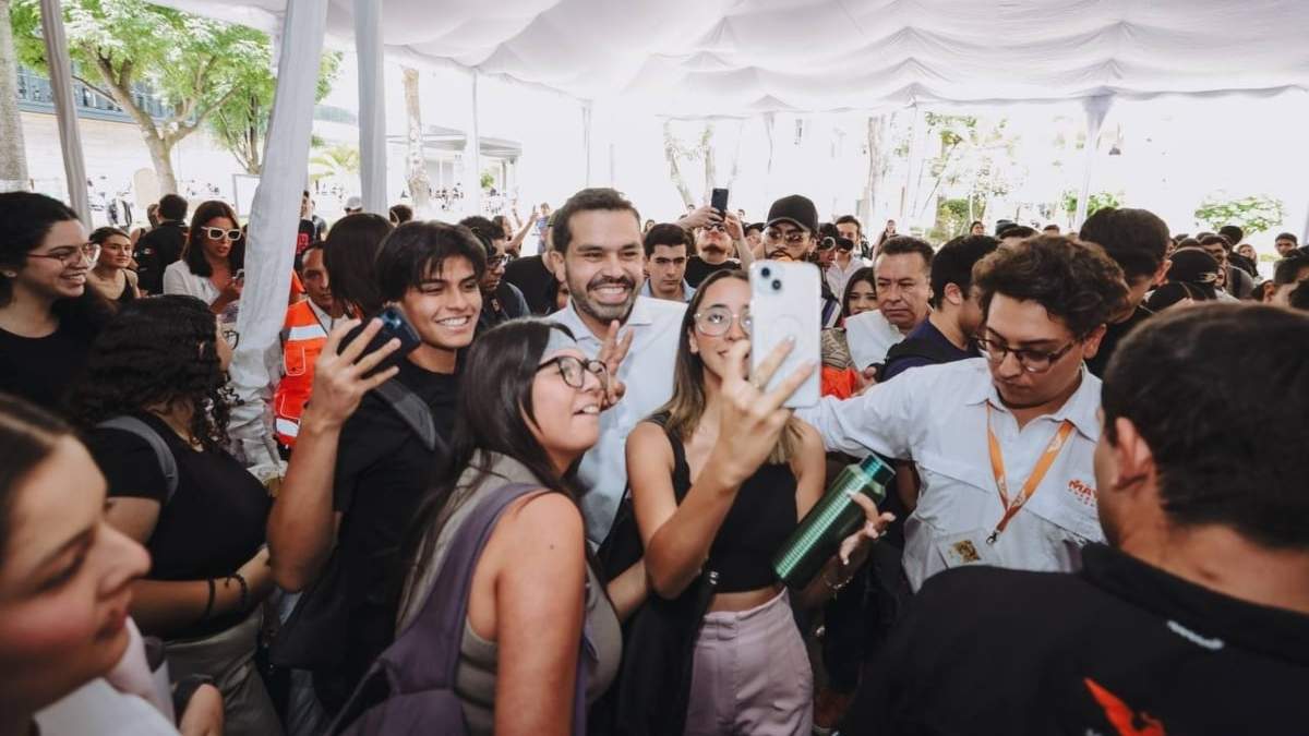 Jorge Álvarez Máynez en la Universidad Panamericana en Guadalajara