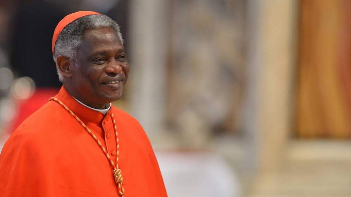 El cardenal Peter Turkson, líder del Dicasterio del Vaticano para la Promoción del Desarrollo Humano