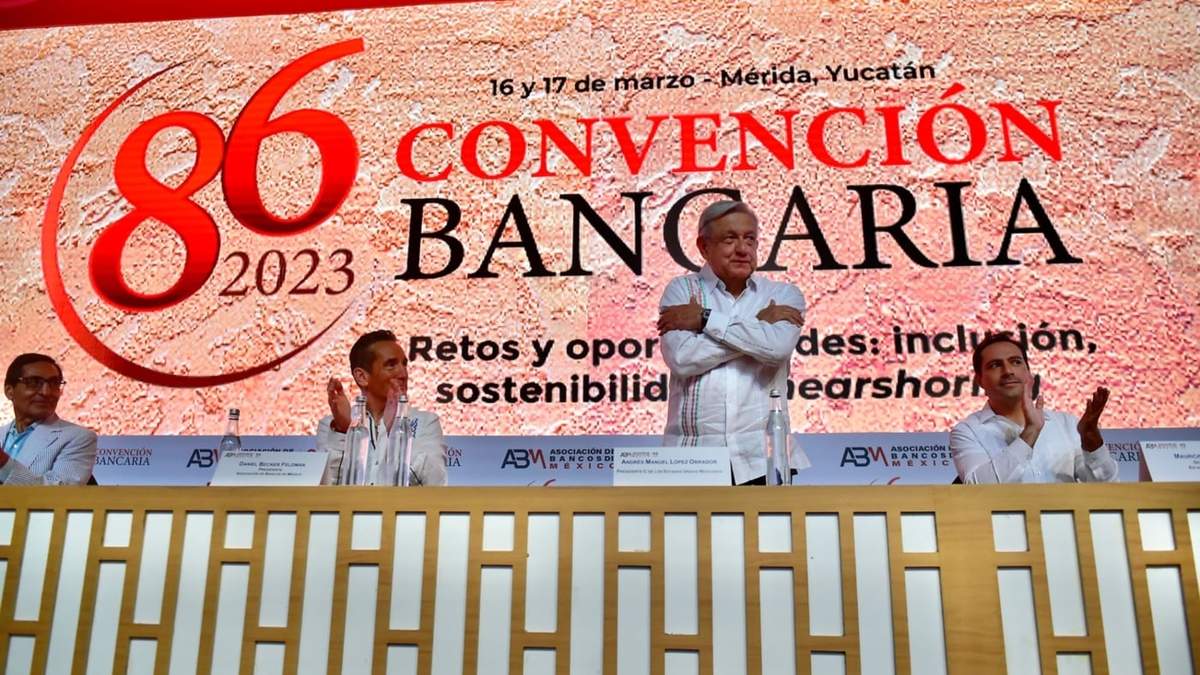 El presidente en la 86 Convención Nacional Bancaria