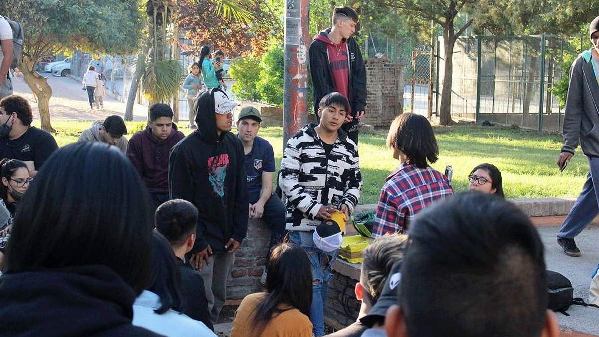 Batalla de freestyle en Cipolletti. Fuente: (Twitter)