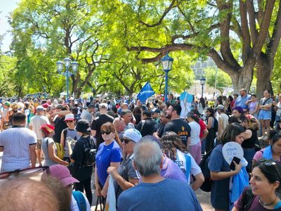 Imágenes de la multitudinaria marcha ambientalista