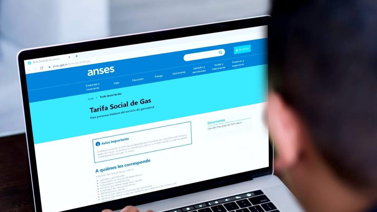Tarifa Social del Gas. Fuente: (Twitter)