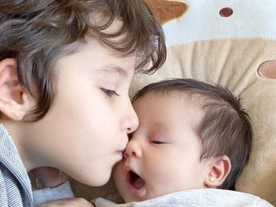 Es amor: León, el hijo mayor de Sabrina Garciarena, nos derritió con este gesto para la pequeña Mía