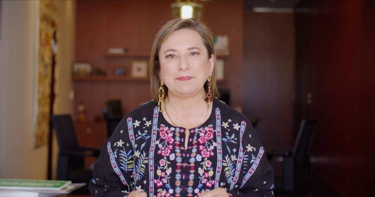 La senadora panista en su mensaje de video
