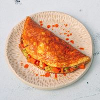 Omelette proteico con calabaza: para variar la versión real y comer lo más exquisito