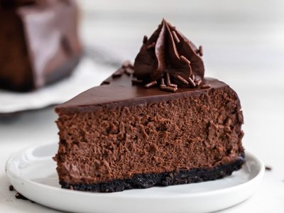 Cheesecake de chocolate en 1 solo paso y con 3 ingredientes: la receta perfecta y más fácil del mund