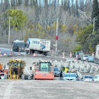 Se frenaron las obras en la Ruta Nacional 22 y no se sabe cuándo volverán