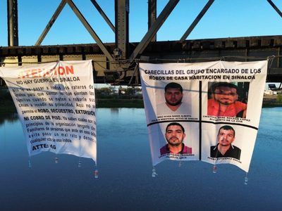 Agente de investigación aparece en narcomantas y luego desaparece en Sinaloa