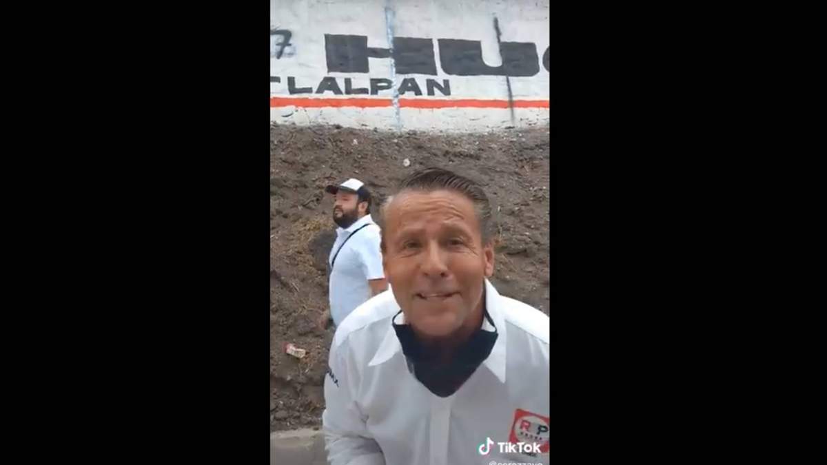 El actor y candidato, en el video viral