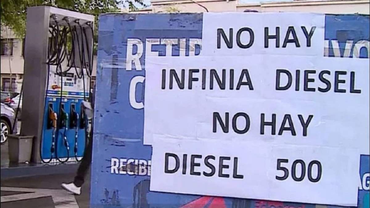 Durante el fin de semana las estaciones de servicio no contaban con combustible. Fuente: (Urgente 24)