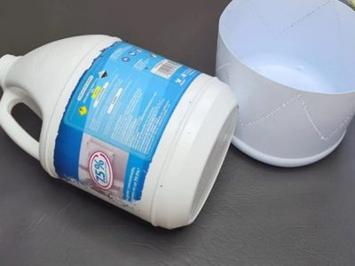 Si tenés bidones de cloro vacíos, guardalos y creá este fabuloso proyecto para mantener el baño siempre ordenado