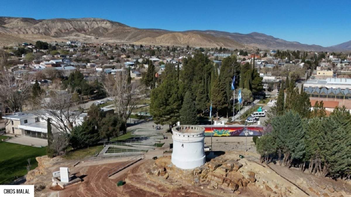 Vista de la ciudad de Chos Malal. Fuente (Facebook)
