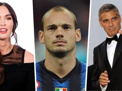 Wesley Sneijder confesó haber pasado una noche de fiesta con Megan Fox y George Clooney