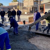 Continúa la obra multipropósito de la calle Belgrano entre Rohde y Necochea
